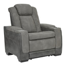  Manufacturer Color_Slate -- Next-Gen DuraPella 2200413 Power Recliner with Adjustable Headrest IMAGE 1