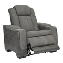  Manufacturer Color_Slate -- Next-Gen DuraPella 2200413 Power Recliner with Adjustable Headrest IMAGE 2