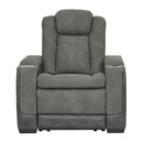  Manufacturer Color_Slate -- Next-Gen DuraPella 2200413 Power Recliner with Adjustable Headrest IMAGE 3