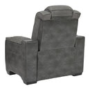  Manufacturer Color_Slate -- Next-Gen DuraPella 2200413 Power Recliner with Adjustable Headrest IMAGE 5