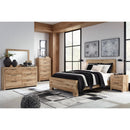  Size_Queen -- Hyanna B1050B2 Queen Panel Bed IMAGE 6