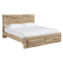  Size_Queen -- Hyanna B1050B4 Queen Panel Storage Bed IMAGE 1