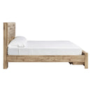  Size_Queen -- Hyanna B1050B4 Queen Panel Storage Bed IMAGE 3