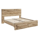  Size_Queen -- Hyanna B1050B4 Queen Panel Storage Bed IMAGE 4