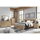  Size_Queen -- Hyanna B1050B4 Queen Panel Storage Bed IMAGE 6