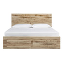  Size_Queen -- Hyanna B1050B8 Queen Panel Storage Bed with 2 Under Bed Storage Drawers IMAGE 2