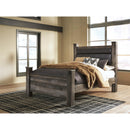  Size_Queen -- Wynnlow B440B7 Queen Upholstered Poster Bed IMAGE 2