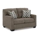  Manufacturer Color_Chocolate -- Mahoney 3100535 Loveseat IMAGE 1