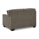  Manufacturer Color_Chocolate -- Mahoney 3100535 Loveseat IMAGE 4