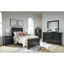  Signature Design by Ashley Lanolee B687B2 Twin Panel Bed IMAGE 6