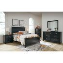  Size_Full -- Lanolee B687B4 Full Panel Bed IMAGE 8