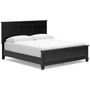  Size_California King -- Lanolee B687B9 California King Panel Bed IMAGE 1
