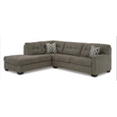  Manufacturer Color_Chocolate -- Mahoney 31005S1 2 pc Sectional with Chaise IMAGE 1