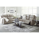  Manufacturer Color_Pebble -- Lavenhorne 6330789 Reclining Sofa with Drop Down Table IMAGE 11