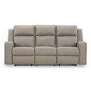  Manufacturer Color_Pebble -- Lavenhorne 6330789 Reclining Sofa with Drop Down Table IMAGE 3