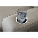  Manufacturer Color_Pebble -- Lavenhorne 6330789 Reclining Sofa with Drop Down Table IMAGE 8