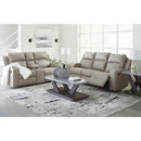  Manufacturer Color_Pebble -- Lavenhorne 6330794 Double Reclining Loveseat with Console IMAGE 10