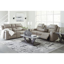  Manufacturer Color_Pebble -- Lavenhorne 6330794 Double Reclining Loveseat with Console IMAGE 14