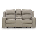  Manufacturer Color_Pebble -- Lavenhorne 6330794 Double Reclining Loveseat with Console IMAGE 3
