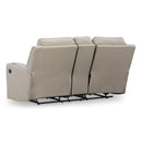  Manufacturer Color_Pebble -- Lavenhorne 6330794 Double Reclining Loveseat with Console IMAGE 5