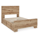  Size_Full -- Hyanna B1050B25 Full Panel Bed with 1 Side Storage IMAGE 4