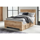  Size_Full -- Hyanna B1050B29 Full Panel Bed with 2 Side Storage IMAGE 5