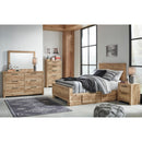  Size_Full -- Hyanna B1050B29 Full Panel Bed with 2 Side Storage IMAGE 6