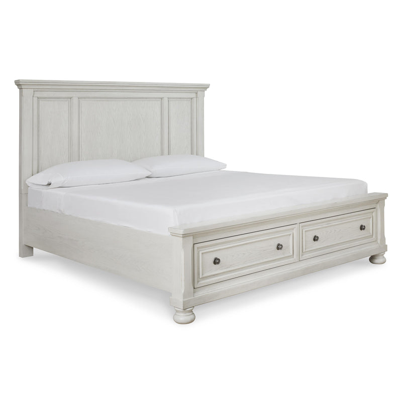  Size_Queen -- Signature Design by Ashley Robbinsdale Panel Bed with Storage IMAGE 1