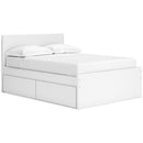  Size_Full -- Onita EB9630B11 Full Panel Platform Bed with 1 Side Storage IMAGE 1