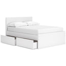  Size_Full -- Onita EB9630B11 Full Panel Platform Bed with 1 Side Storage IMAGE 2