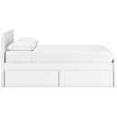  Size_Queen -- Onita EB9630B12 Queen Panel Platform Bed with 1 Side Storage IMAGE 5