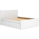  Size_Queen -- Onita EB9630B12 Queen Panel Platform Bed with 1 Side Storage IMAGE 8