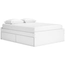  Size_Queen -- Onita EB9630B14 Queen Platform Bed with 2 Side Storage IMAGE 1