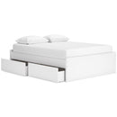 Size_Queen -- Onita EB9630B14 Queen Platform Bed with 2 Side Storage IMAGE 2
