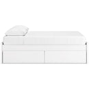  Size_Queen -- Onita EB9630B14 Queen Platform Bed with 2 Side Storage IMAGE 5