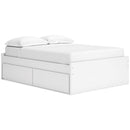  Size_Full -- Onita EB9630B9 Full Platform Bed with 1 Side Storage IMAGE 1