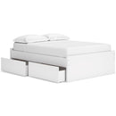  Size_Full -- Onita EB9630B9 Full Platform Bed with 1 Side Storage IMAGE 2