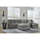  Manufacturer Color_Grey -- Marleton 5530508 Oversized Accent Ottoman IMAGE 8