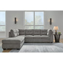  Manufacturer Color_Grey -- Marleton 55305S1 2 pc Sectional with Chaise IMAGE 4