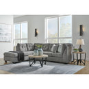  Manufacturer Color_Grey -- Marleton 55305S1 2 pc Sectional with Chaise IMAGE 6