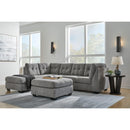  Manufacturer Color_Grey -- Marleton 55305S1 2 pc Sectional with Chaise IMAGE 9