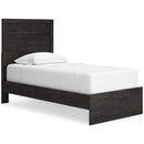  Size_Twin -- Belachime B2589B11 Twin Panel Bed IMAGE 1