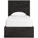  Size_Twin -- Belachime B2589B11 Twin Panel Bed IMAGE 2