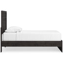  Size_Twin -- Belachime B2589B11 Twin Panel Bed IMAGE 3