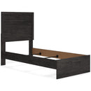  Size_Twin -- Belachime B2589B11 Twin Panel Bed IMAGE 5