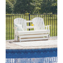  Signature Design by Ashley Hyland wave P111-835 Glider Loveseat IMAGE 9