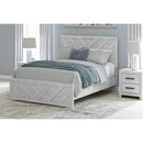  Size_Queen -- Cayboni B3788B4 Queen Panel Bed IMAGE 5