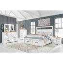  Size_King -- Ashbryn B844B4 King Panel Storage Bed IMAGE 12