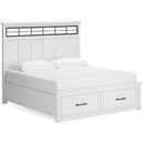  Size_California King -- Ashbryn B844B5 California King Panel Storage Bed IMAGE 1