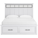  Size_California King -- Ashbryn B844B5 California King Panel Storage Bed IMAGE 2